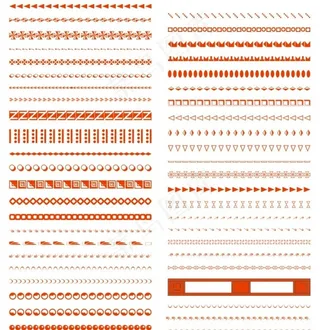 花纹边条设计图片