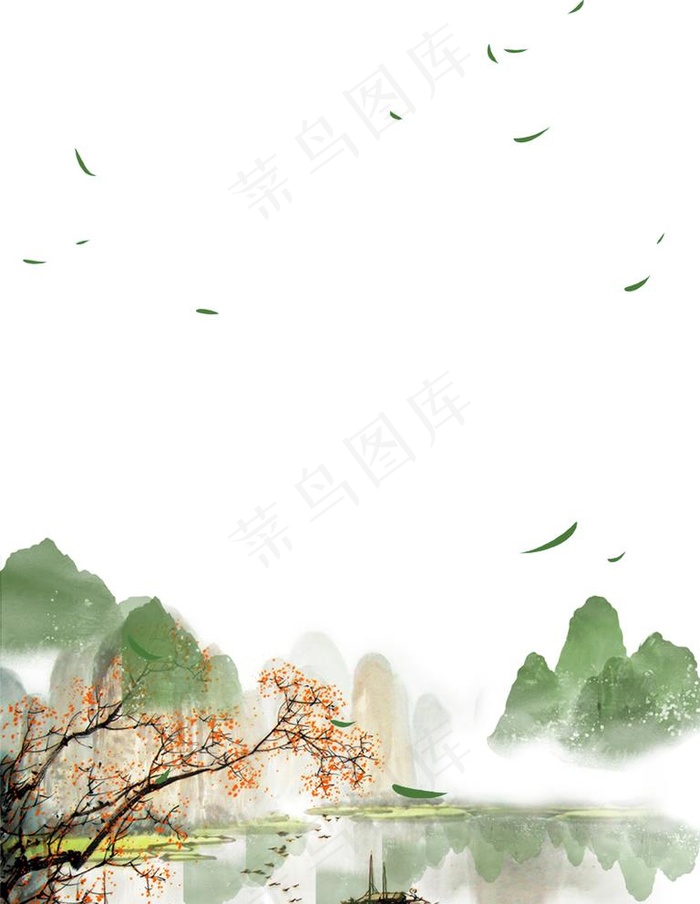 中国风背景图片(850X1134(DPI:300))psd模版下载