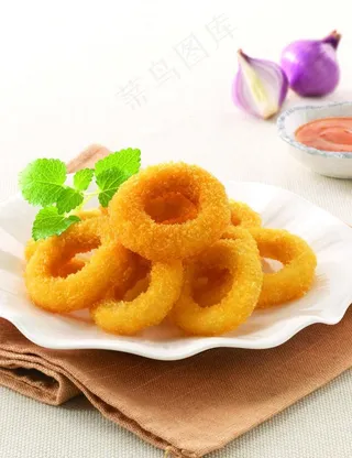 鸡肉洋葱圈图片