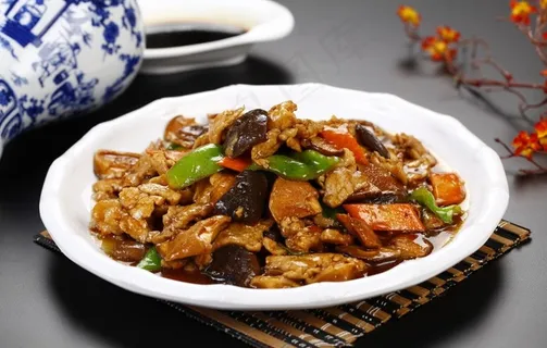 香菇肉片图片 香菇肉片图片