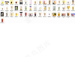 奶茶素材图片