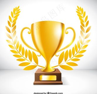 金色奖杯图片