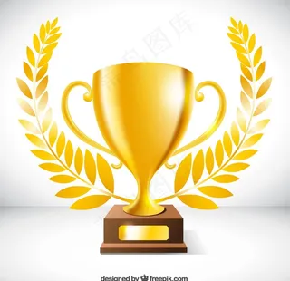 金色奖杯图片