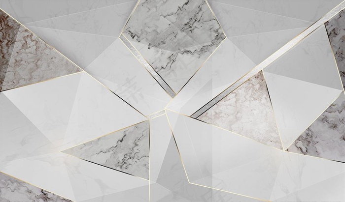 几何背景墙图片