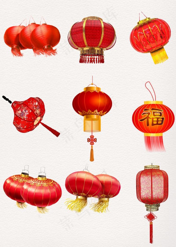 红灯笼图片(1024X1370(DPI:300))psd模版下载