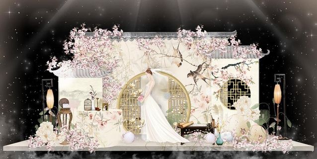 新中式婚礼图片