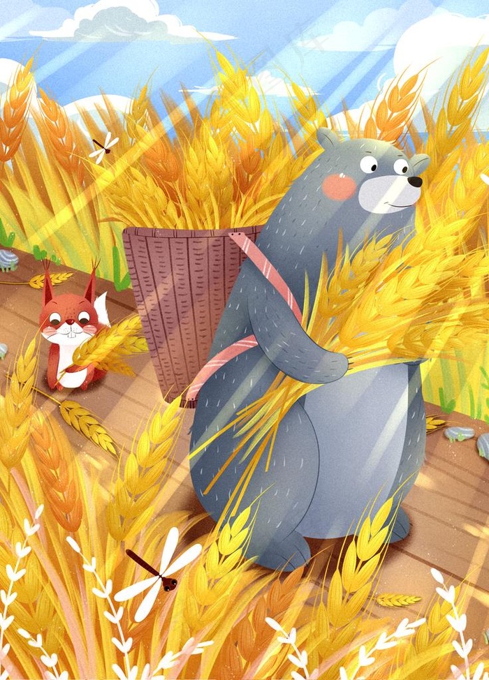 创意卡通插画图案图片(3543X4724(DPI:150))psd模版下载