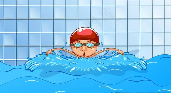 卡通运动员图片