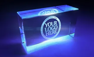 logo税金玻璃光效展示图片