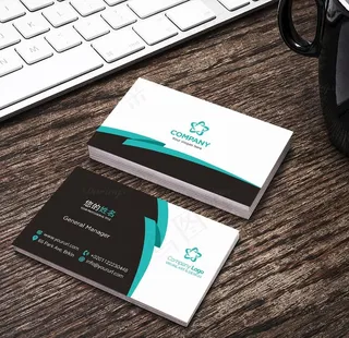 高端通用商务风格名片设计模板图片