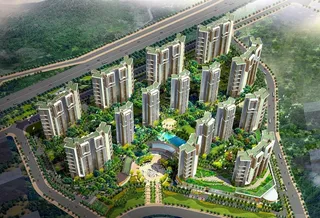 高档小区鸟瞰图图片