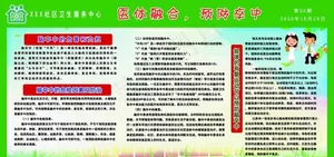 2020年世界卒中日宣传栏图片