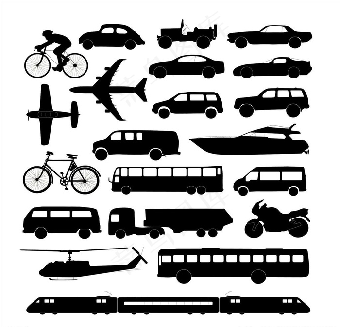 交通工具集合图片