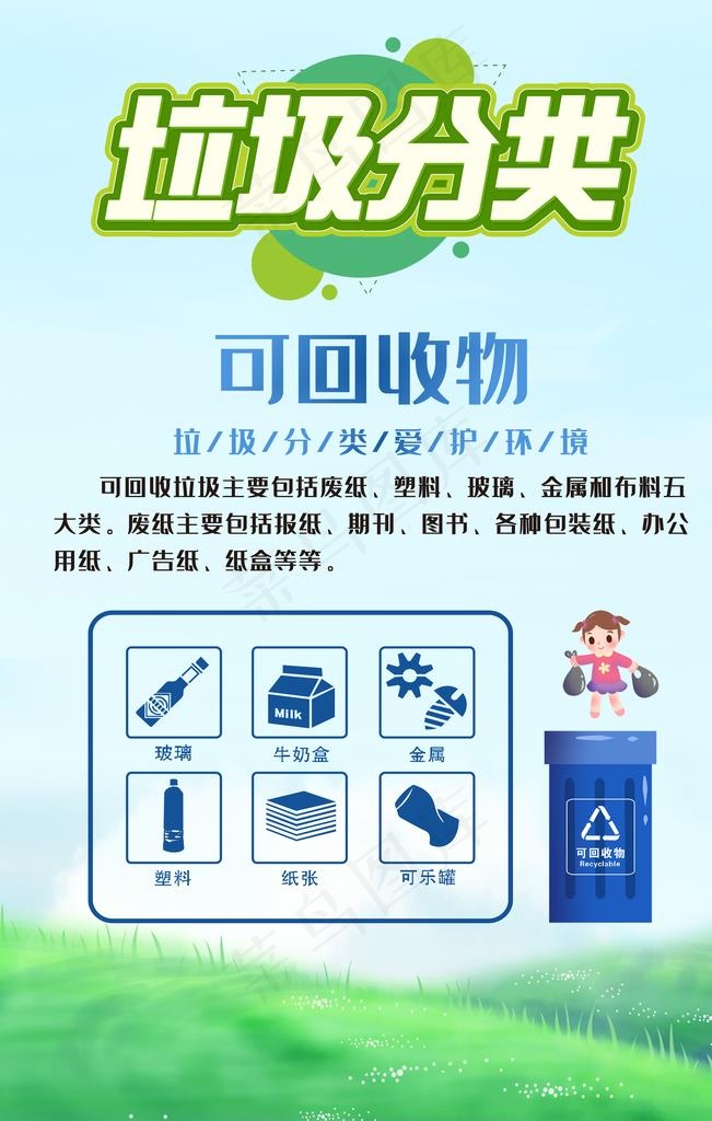 创城海报   垃圾分类图片