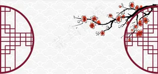 古典水墨传统花纹中国风背景图片