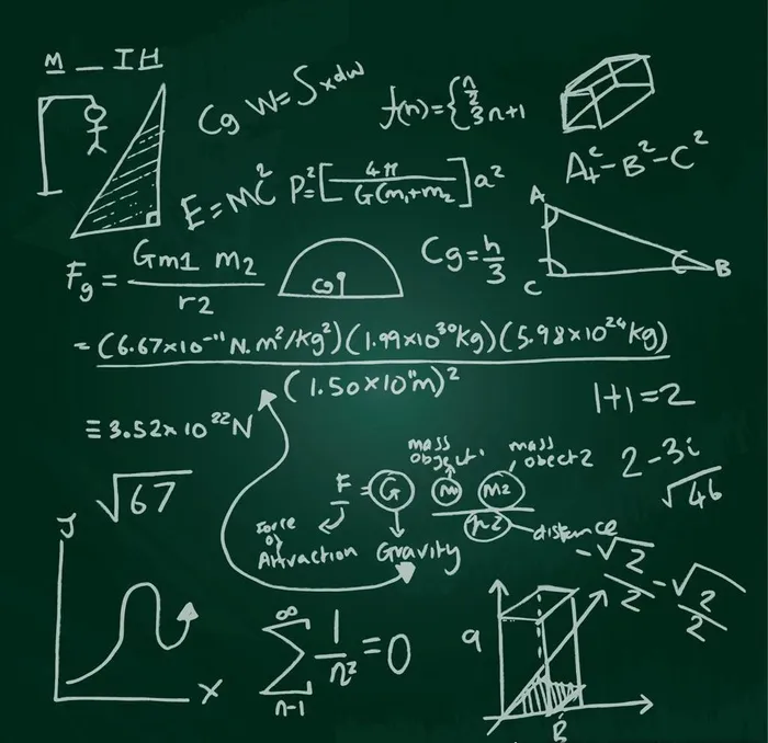 数学公式图图片(502X500)ai矢量模版下载