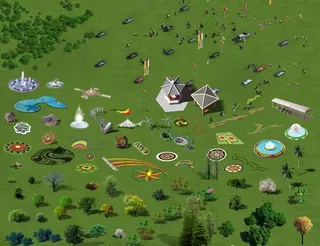 规划图素材 鸟瞰图后期PSD图片