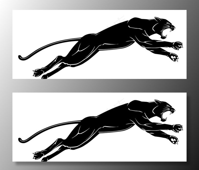 猎豹图标矢量素材图片ai矢量模版下载
