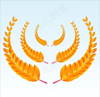 麦穗矢量图图片