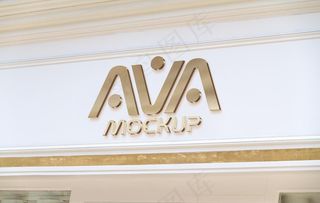 店铺招牌样机图片