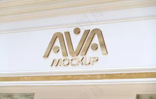 店铺招牌样机图片