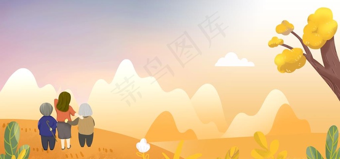 重阳节背景图片