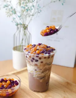 芋圆芋泥奶茶图片 芋圆芋泥奶茶图片