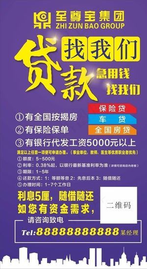 至尊宝贷款图片