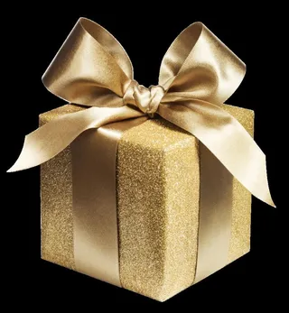 金色礼品盒图片