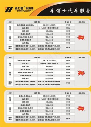 汽车服务展板图片