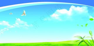 淡蓝版面背景图片