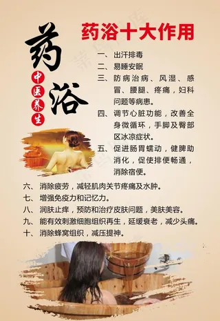药浴十大作用图片