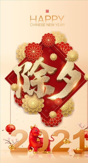 新年除夕海报图片