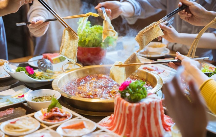 吃火锅图片