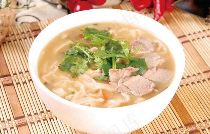 羊肉糊汤面图片