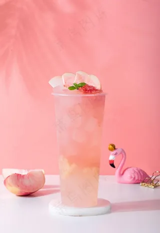 水蜜桃果茶图片