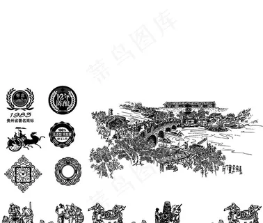 酒包装元素图片 酒包装元素图片