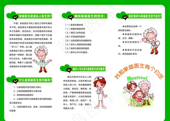 家庭医生签约服图片psd模版下载