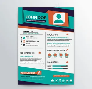 设计师简历图片