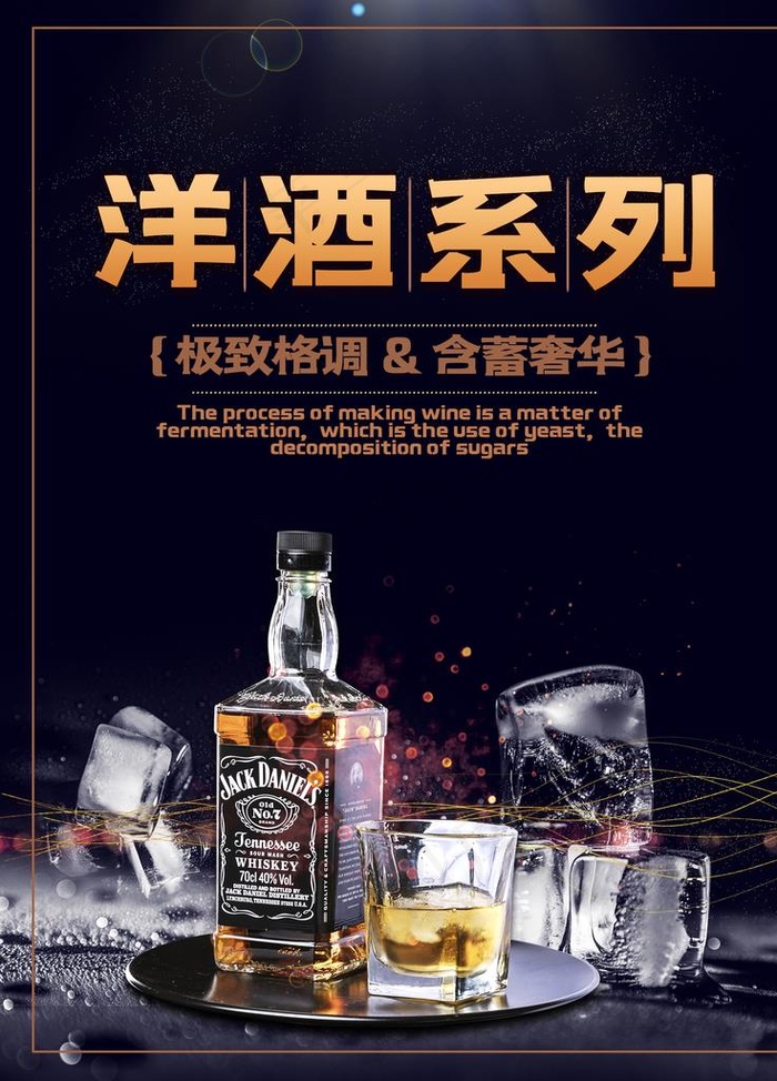洋酒海报图片(1701X2268(DPI:72))psd模版下载
