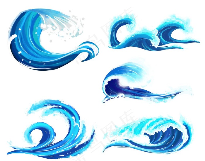 浪花图片(4304X3508(DPI:300))psd模版下载