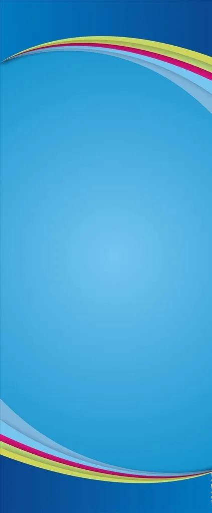 蓝色展架易拉宝背景图片cdr矢量模版下载