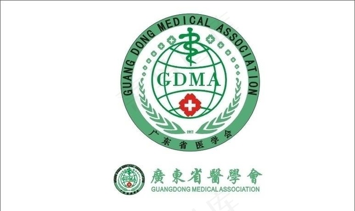 广东省医学会LOGO图片cdr矢量模版下载