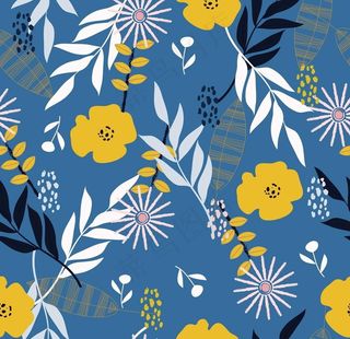 花卉印花图案图片