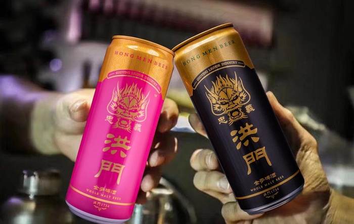 洪门啤酒图片