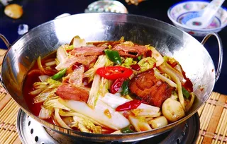 干锅娃娃菜图片