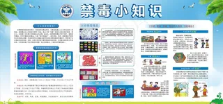 禁毒展板图片