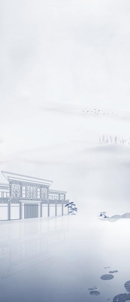 中式地产背景图片