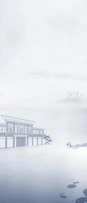 中式地产背景图片