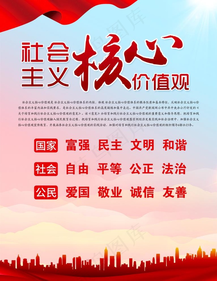 *核心价值观图片(1024X1369(DPI:72))psd模版下载